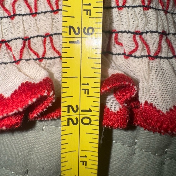 Tory Burch Blouse Mari Top Off/On Shoulder Floral Boho Peasant Sz XS EUC - Picture 7 of 11